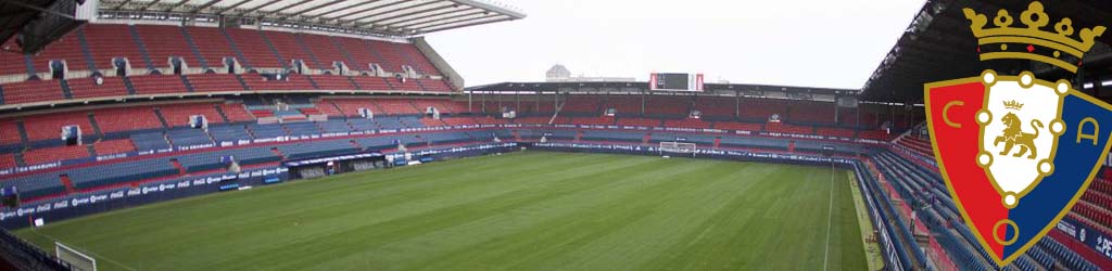 Estadio El Sadar, home to Osasuna, Osasuna B, Navarre - Football Ground Map